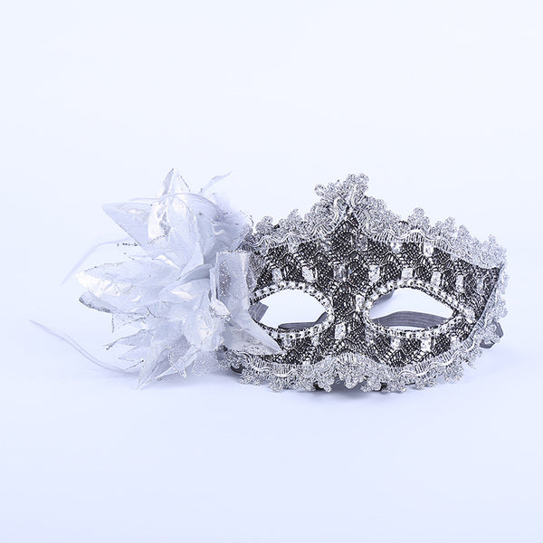 Side Floral Lace Mask