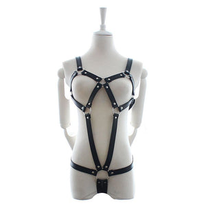 Leather Straps Bondage Set