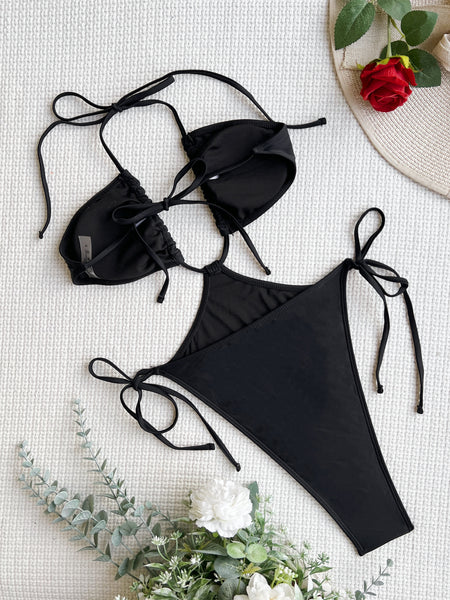 1 Piece Strappy Swimsuit