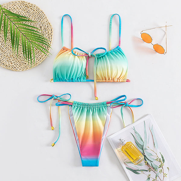 Tie Dye Two Piece Swimsuit