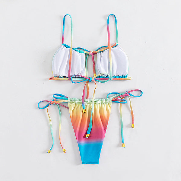 Tie Dye Two Piece Swimsuit