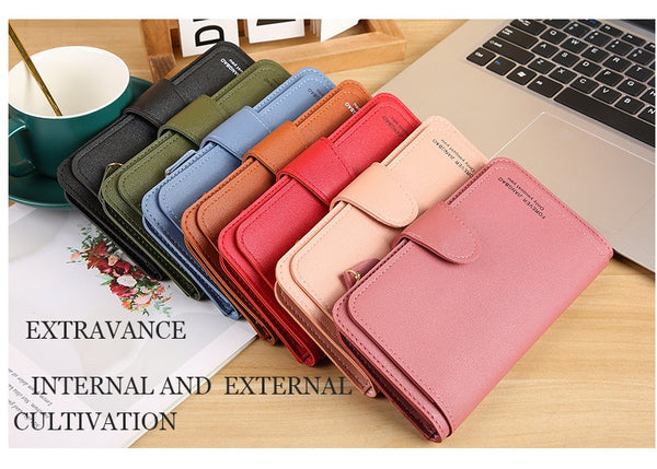 Long Buckle Coin Wallet