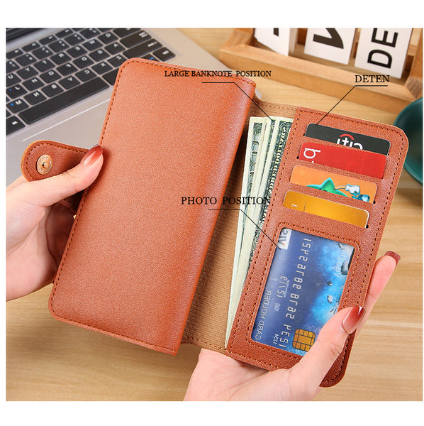 Long Buckle Coin Wallet