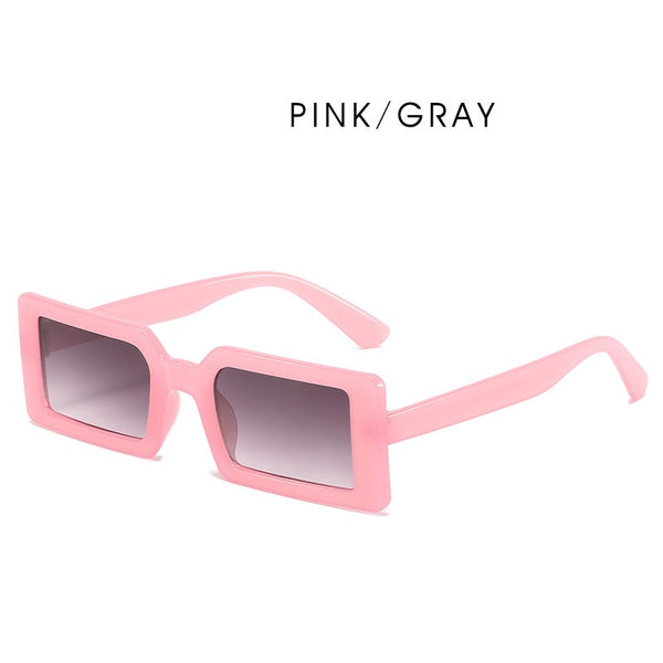 Candy Color Square Frame Sunglasses