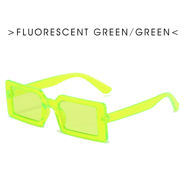 Candy Color Square Frame Sunglasses