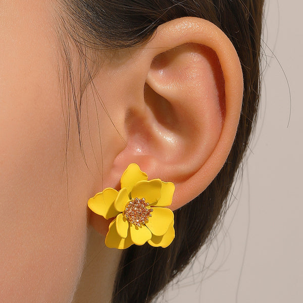 Matte Petal Earrings S22040