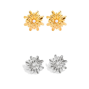 Metal Daisy Earrings 2773