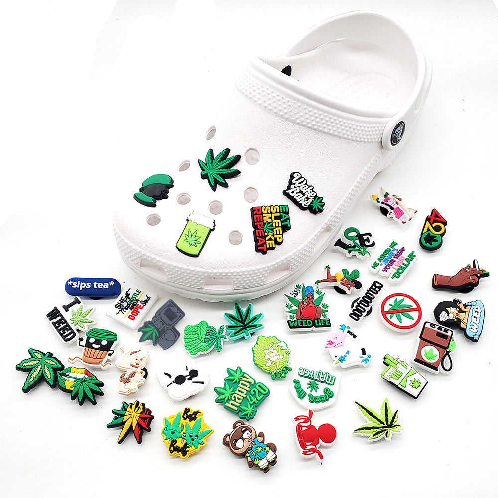 Plant Croc Charms F004