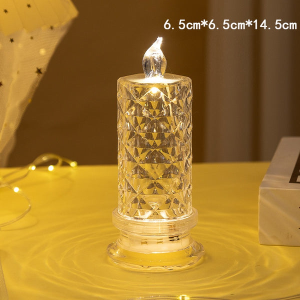 Rose LED Night Light Candle