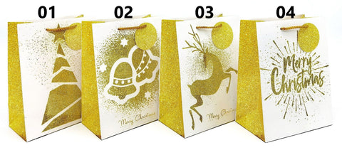 Glittery Christmas Gift Bags