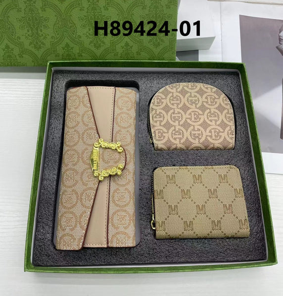 3 Piece Wallet Gift Set