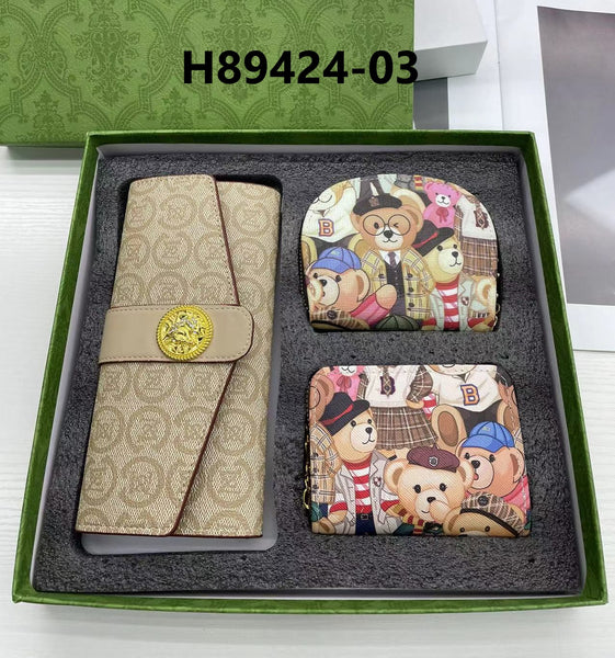 3 Piece Wallet Gift Set