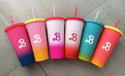 650ml Gradient Stud Portable Cup