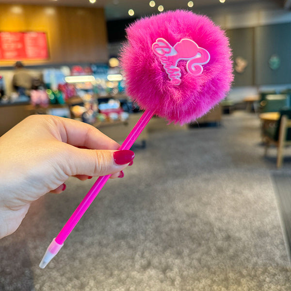 Barbie Plush Ball Pen