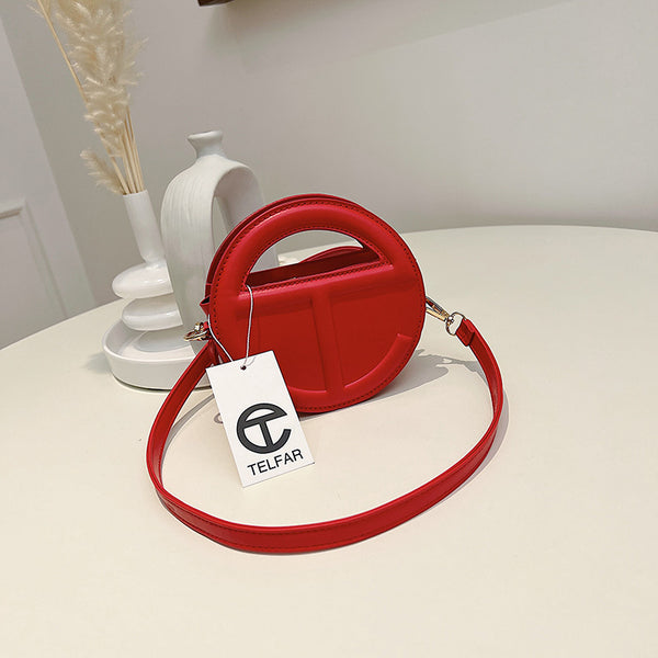 TF Round Crossbody Sidebag Clutch