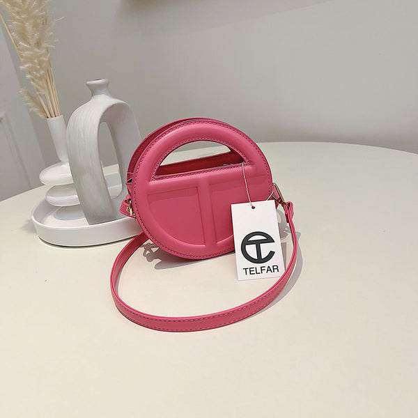 TF Round Crossbody Sidebag Clutch