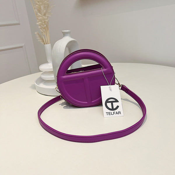 TF Round Crossbody Sidebag Clutch