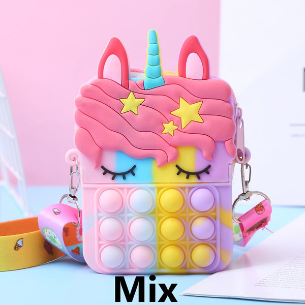 Unicorn Pop It Bags