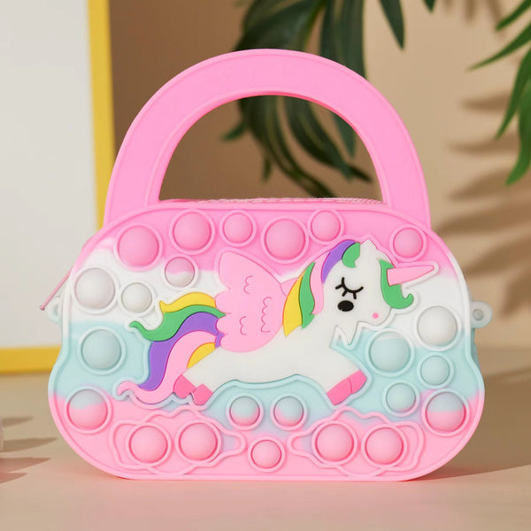 Unicorn Pop It Bags With Handle