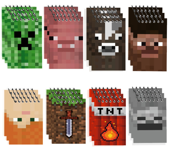 Cute Cartoon Minecraft Notepads