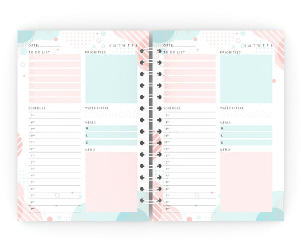 No Date A5 Yearly Dream Planner Pink