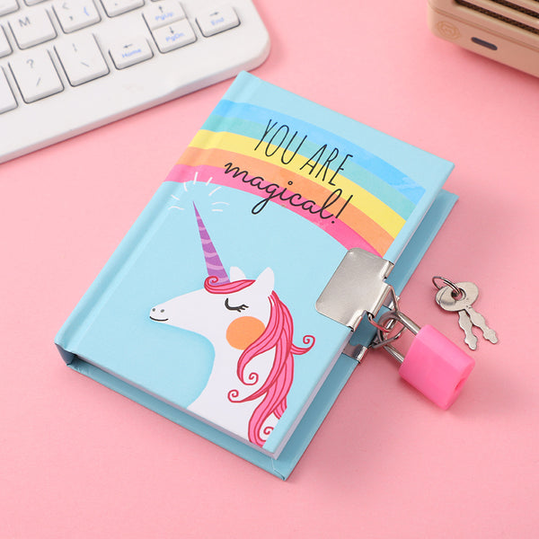 Diary With Lock and Pen 10.5*7.5cm