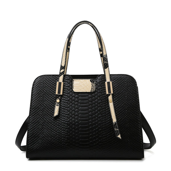 Embossed Single Shoulder Handbag (Bag Only)