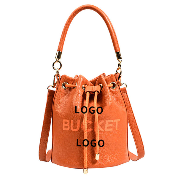 MJ Drawstring Bucket Bag