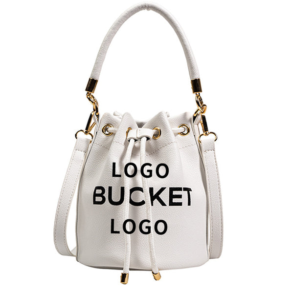 MJ Drawstring Bucket Bag