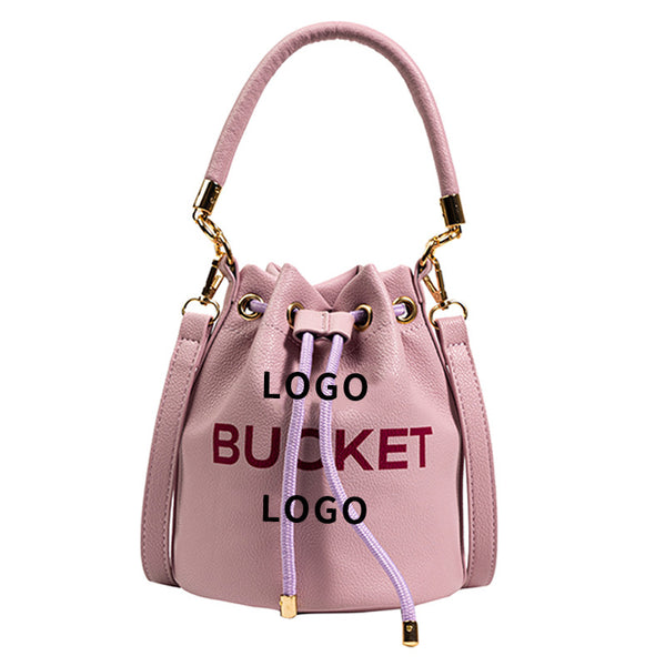 MJ Drawstring Bucket Bag