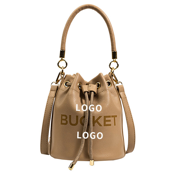 MJ Drawstring Bucket Bag