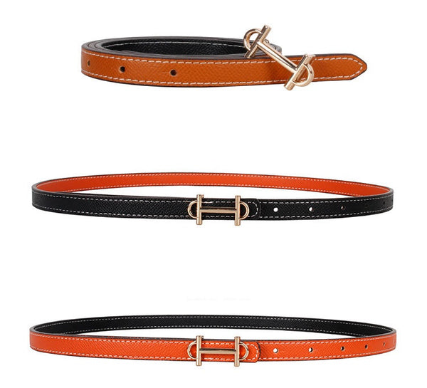 H Kelly Double Sided Thin Belt