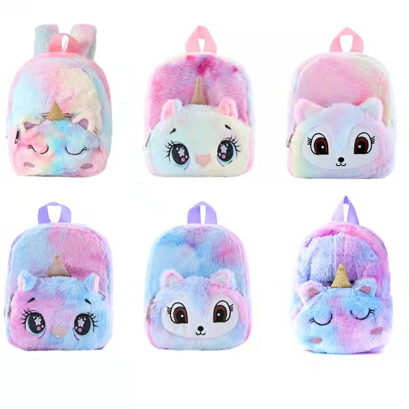 Cute Plush Girly Backpacks