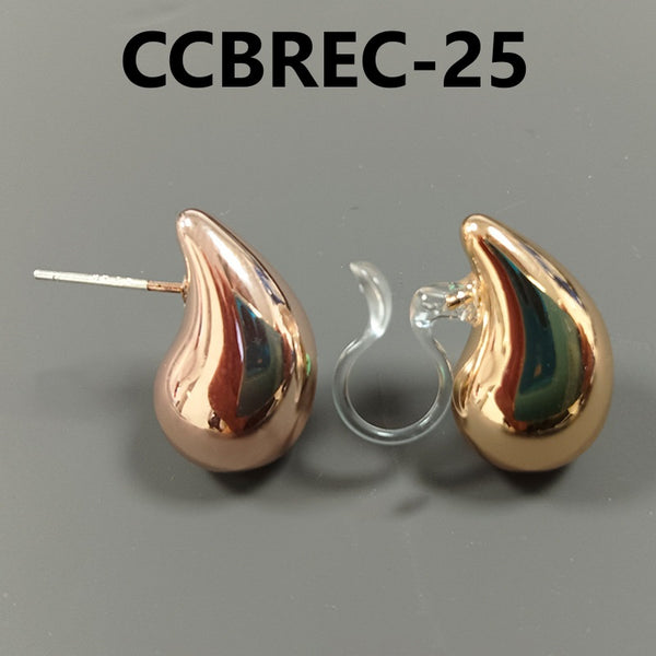 C Shaped Clip On Earrings