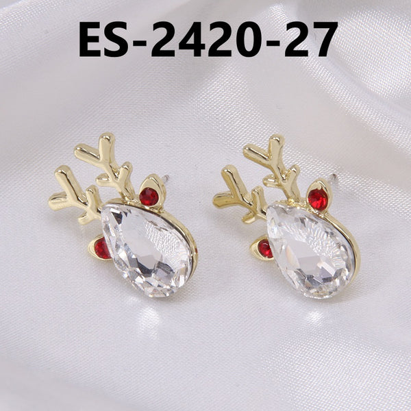 Christmas Diamond Earrings