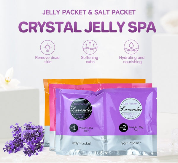 Crystal Bath Salt Jelly Foot Soak