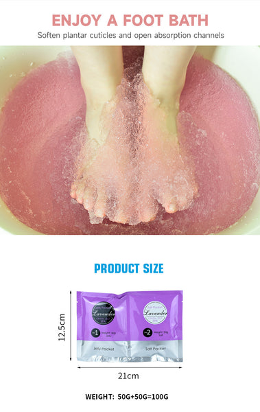 Crystal Bath Salt Jelly Foot Soak