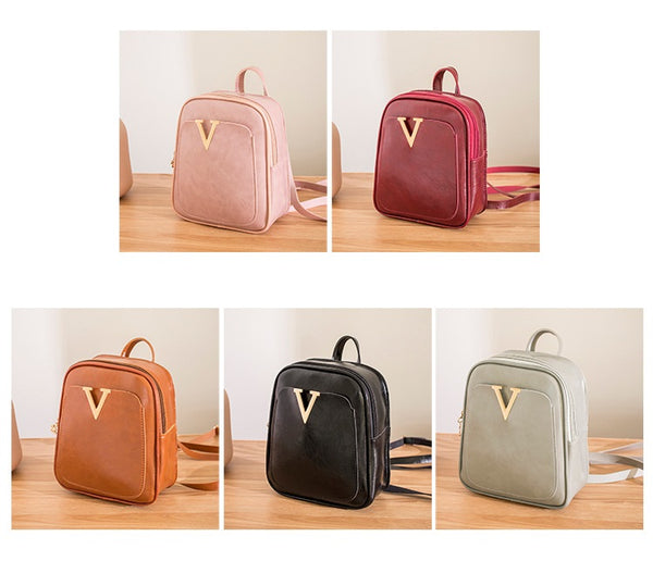 Mini Trend Fashion PU Leather Backpack