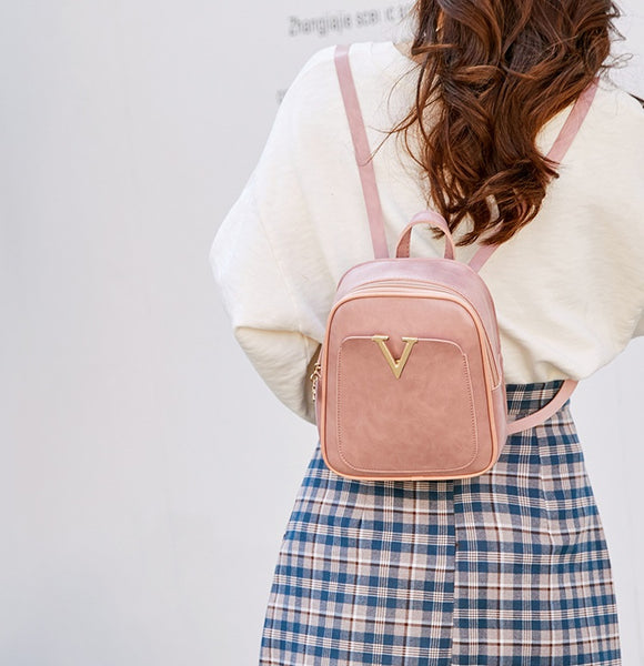 Mini Trend Fashion PU Leather Backpack