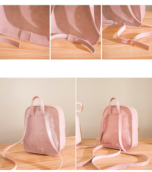 Mini Trend Fashion PU Leather Backpack