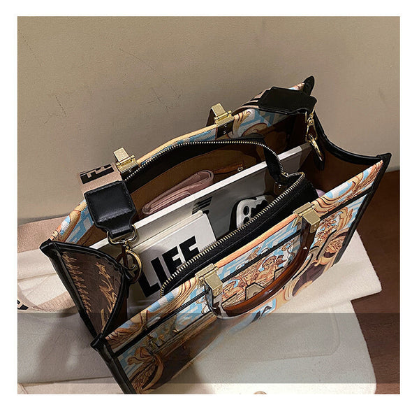 FD Graffiti Shoulder Messenger Bag