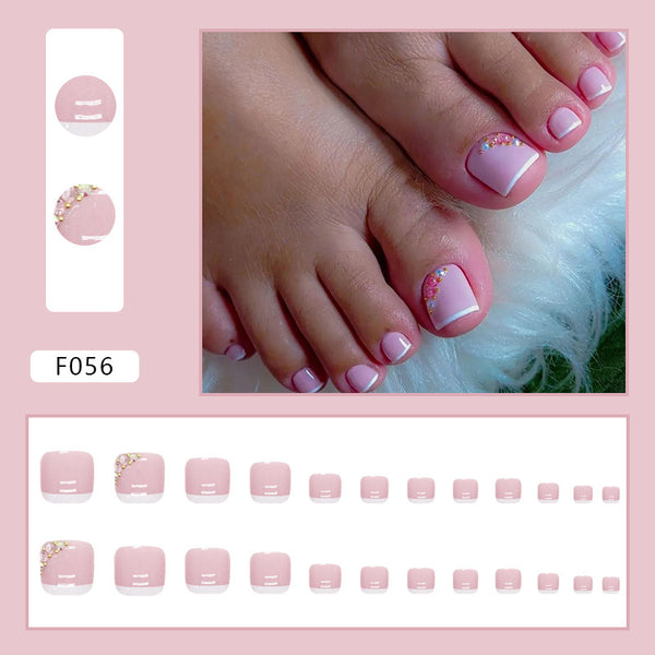 Press On Toe Nails F