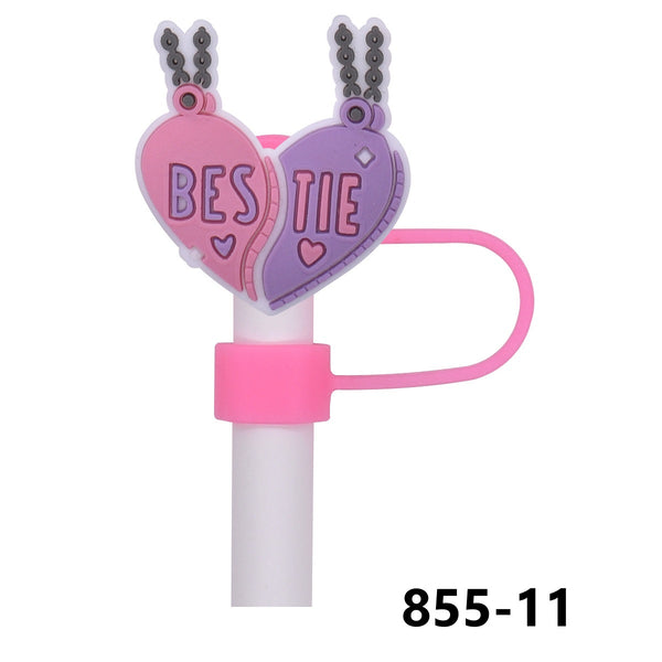 Valentine's Day Straw Covers PVC 855