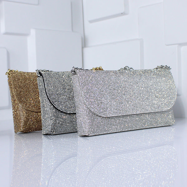 High End Full Rhinestones Evening Clutch