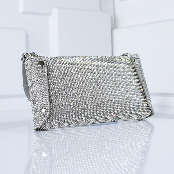 High End Full Rhinestones Evening Clutch