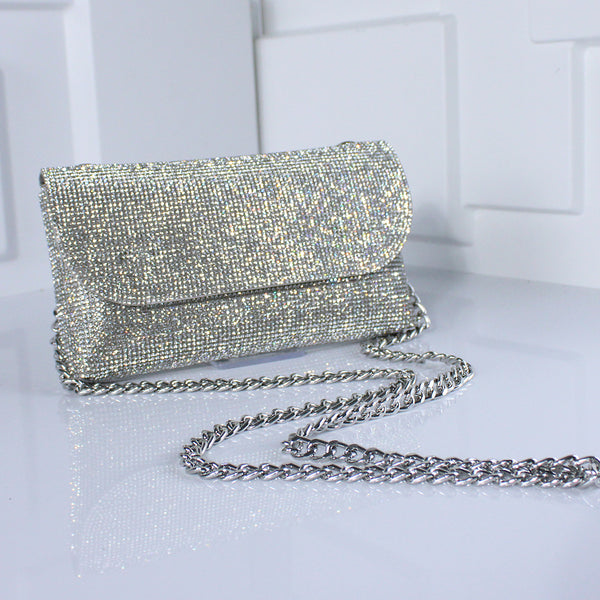 High End Full Rhinestones Evening Clutch