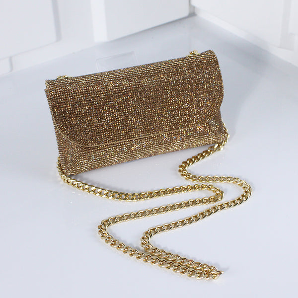 High End Full Rhinestones Evening Clutch