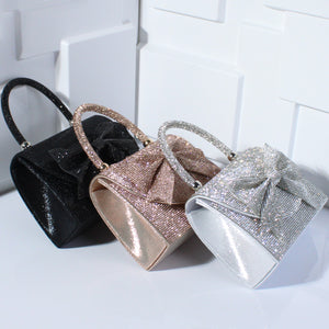 Luxury Full Diamonds Bow Evening Bag