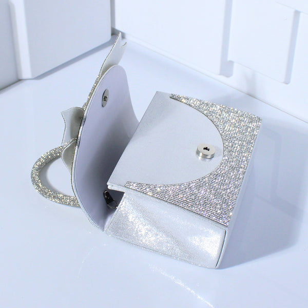 Luxury Full Diamonds Bow Evening Bag