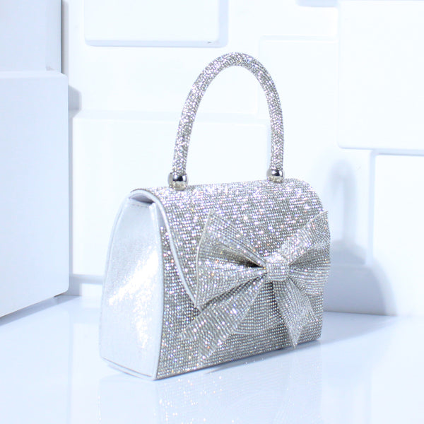 Luxury Full Diamonds Bow Evening Bag